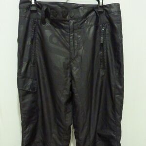 Five Fifty Five Triple Nickel Snowboard Pants Womens Size L Black  Print